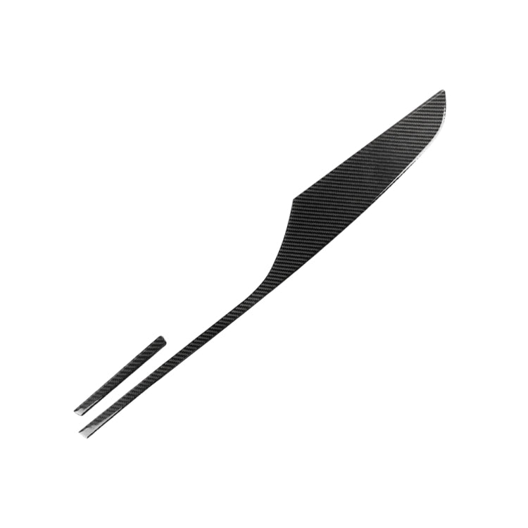 Striscia decorativa per cruscotto auto in fibra di carbonio per Audi A6 S6 C7 A7 S7 4G8 2012-2018, guida a sinistra, Dashboard, Left Drive