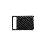 Adesivo decorativo per pannello di regolazione della presa d'aria in fibra di carbonio per auto per Audi A6 2005-2011, guida a sinistra, Air Outlet Adjustment Panel, Left Drive