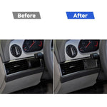 Adesivo decorativo per pannello di regolazione della presa d'aria in fibra di carbonio per auto per Audi A6 2005-2011, guida a sinistra, Air Outlet Adjustment Panel, Left Drive
