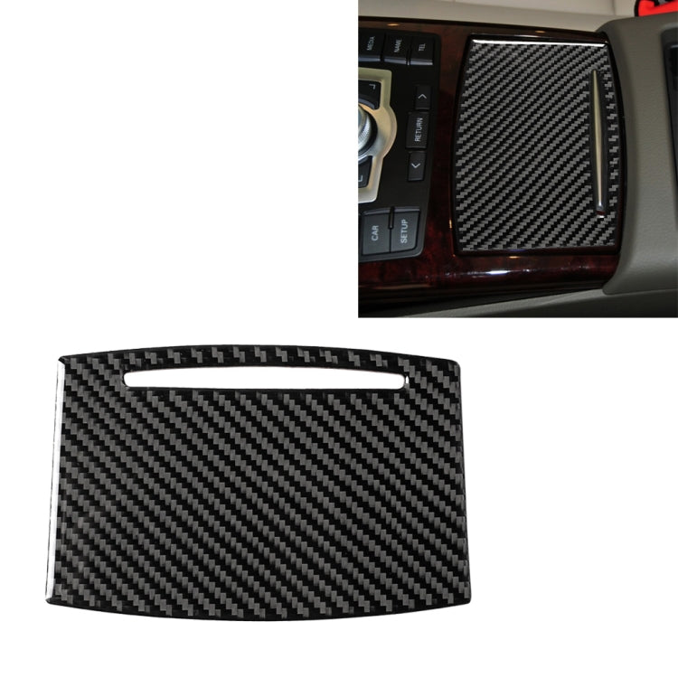 Adesivo decorativo per coperchio della tazza dell'acqua in fibra di carbonio per auto per Audi A6 2005-2011, guida a destra e a sinistra universale, Water Cup Cover