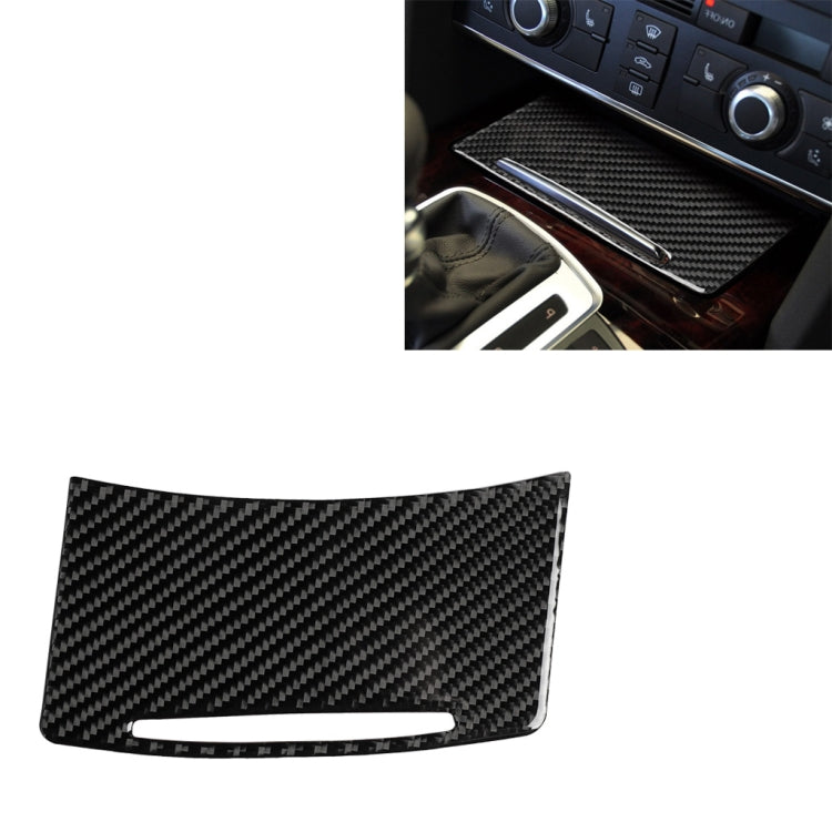 Adesivo decorativo per copertura portaoggetti per auto in fibra di carbonio per Audi A6 2005-2011, guida a destra, Storage Cover, Right Drive