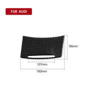 Adesivo decorativo per copertura portaoggetti per auto in fibra di carbonio per Audi A6 2005-2011, guida a destra, Storage Cover, Right Drive