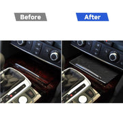 Adesivo decorativo per copertura portaoggetti per auto in fibra di carbonio per Audi A6 2005-2011, guida a destra, Storage Cover, Right Drive