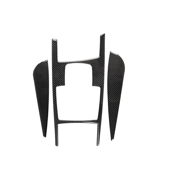 Posizione del cambio per auto in fibra di carbonio + adesivo decorativo per pannello laterale per Audi A6 2005-2011, guida a destra, configurazione alta, Gear Shift Position Right Drive, High Configuration