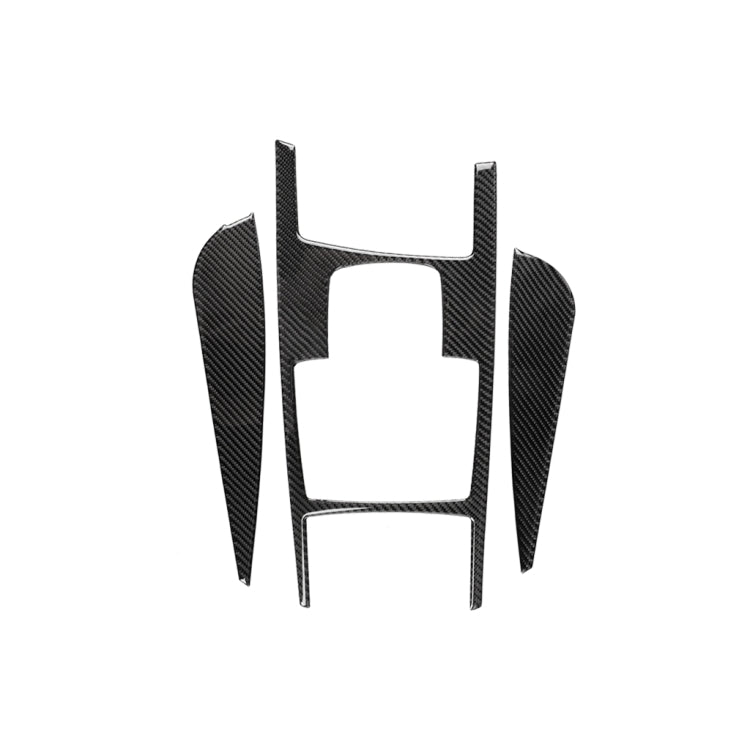 Posizione del cambio per auto in fibra di carbonio + adesivo decorativo per pannello laterale per Audi A6 2005-2011, guida a sinistra, configurazione alta, Gear Shift Position Left Drive, High Configuration