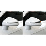 Adesivo anticollisione per specchietto retrovisore con motivo bandiera tedesca in fibra di carbonio per auto per Audi TT, guida a destra e a sinistra universale, A Style, Rearview Mirror Anti-collision A