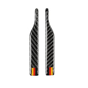 Adesivo anticollisione per specchietto retrovisore con motivo bandiera tedesca in fibra di carbonio per auto per Audi TT, guida a destra e a sinistra universale, stile B, Rearview Mirror Anti-collision B