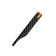 Adesivo anticollisione per specchietto retrovisore con motivo bandiera tedesca in fibra di carbonio per auto per Audi TT, guida a destra e a sinistra universale, stile B, Rearview Mirror Anti-collision B