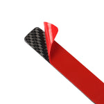 Adesivo anticollisione per specchietto retrovisore con motivo bandiera tedesca in fibra di carbonio per auto per Audi TT, guida a destra e a sinistra universale, stile B, Rearview Mirror Anti-collision B