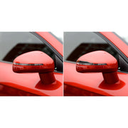 Adesivo anticollisione per specchietto retrovisore con motivo bandiera tedesca in fibra di carbonio per auto per Audi TT, guida a destra e a sinistra universale, stile B, Rearview Mirror Anti-collision B