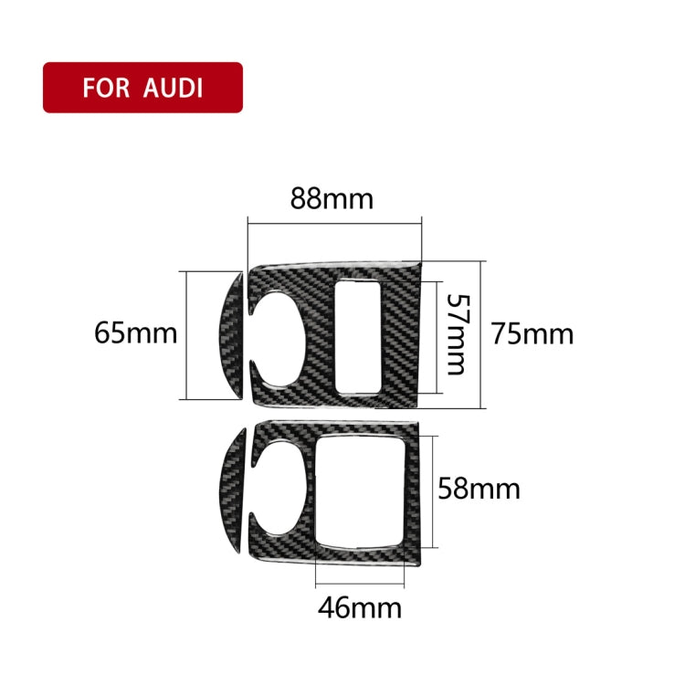 Adesivo decorativo per pannello sollevatore in fibra di carbonio per auto per Audi TT 8n 8J MK123 TTRS 2008-2014, guida a destra, Glass Lifter , Right Drive