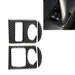 Adesivo decorativo per pannello sollevatore in fibra di carbonio per auto per Audi TT 8n 8J MK123 TTRS 2008-2014, guida a sinistra, Glass Lifter , Left Drive