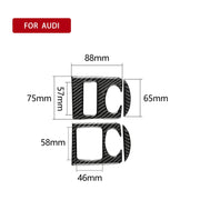 Adesivo decorativo per pannello sollevatore in fibra di carbonio per auto per Audi TT 8n 8J MK123 TTRS 2008-2014, guida a sinistra, Glass Lifter , Left Drive