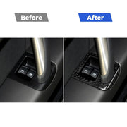 Adesivo decorativo per pannello sollevatore in fibra di carbonio per auto per Audi TT 8n 8J MK123 TTRS 2008-2014, guida a sinistra, Glass Lifter , Left Drive