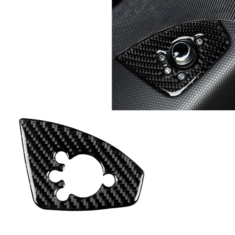 Adesivo decorativo per pulsante porta in fibra di carbonio per Audi TT 8n 8J MK123 TTRS 2008-2014, guida a sinistra, stile B, Door Button , Left Drive B