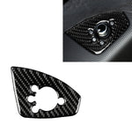 Adesivo decorativo per pulsante porta in fibra di carbonio per Audi TT 8n 8J MK123 TTRS 2008-2014, guida a sinistra, stile B, Door Button , Left Drive B