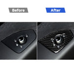 Adesivo decorativo per pulsante porta in fibra di carbonio per Audi TT 8n 8J MK123 TTRS 2008-2014, guida a sinistra, stile B, Door Button , Left Drive B