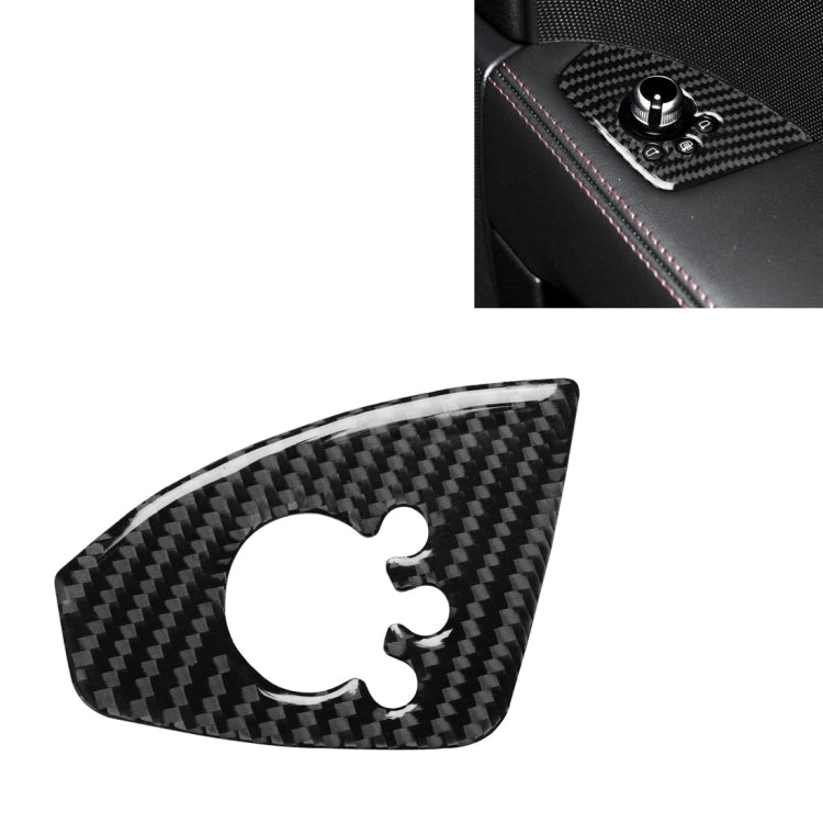 Adesivo decorativo per pulsante porta in fibra di carbonio per Audi TT 8n 8J MK123 TTRS 2008-2014, guida a destra, A Style, Door Button, Right Drive A