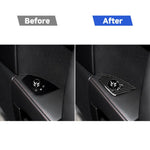 Adesivo decorativo per pulsante porta in fibra di carbonio per Audi TT 8n 8J MK123 TTRS 2008-2014, guida a destra, A Style, Door Button, Right Drive A
