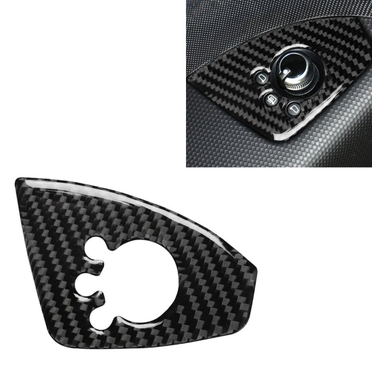 Adesivo decorativo per pulsante porta in fibra di carbonio per Audi TT 8n 8J MK123 TTRS 2008-2014, guida a sinistra, A Style, Door Button, Left Drive A