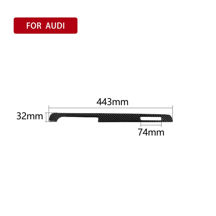 Striscia decorativa per sedile passeggero in fibra di carbonio per Audi TT 8n 8J MK123 TTRS 2008-2014, guida a sinistra, Passenger Seat , Left Drive