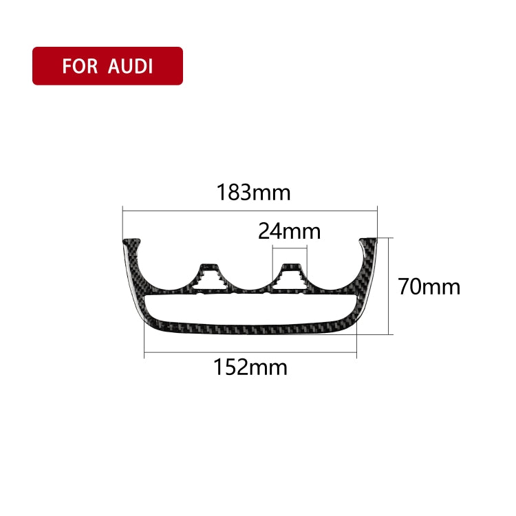 Adesivo decorativo per pulsante aria condizionata in fibra di carbonio per Audi TT 8n 8J MK123 TTRS 2008-2014, guida a destra e a sinistra universale, Air Conditioning Button