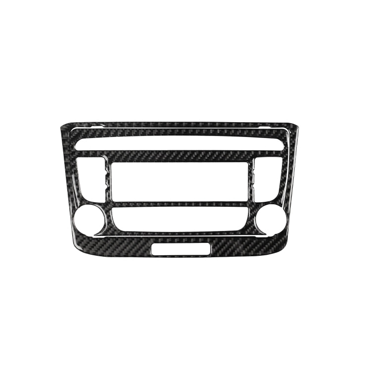 Adesivo decorativo per pannello CD dell'aria condizionata in fibra di carbonio per auto per Audi TT 8n 8J MK123 TTRS 2008-2014, guida a destra e a sinistra universale, stile B, Air Conditioning CD Panel B