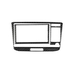 Adesivo decorativo per pannello CD dell'aria condizionata in fibra di carbonio per auto per Audi TT 8n 8J MK123 TTRS 2008-2014, guida a destra e a sinistra universale, A Style, Air Conditioning CD Panel A
