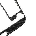 Adesivo decorativo per pannello CD dell'aria condizionata in fibra di carbonio per auto per Audi TT 8n 8J MK123 TTRS 2008-2014, guida a destra e a sinistra universale, A Style, Air Conditioning CD Panel A