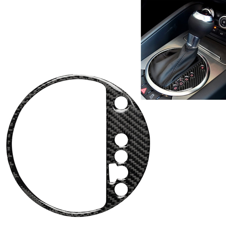 Adesivo decorativo per pannello di posizione del cambio in fibra di carbonio per auto per Audi TT 8n 8J MK123 TTRS 2008-2014, guida a destra, Gear Shift Position