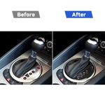 Adesivo decorativo per pannello di posizione del cambio in fibra di carbonio per auto per Audi TT 8n 8J MK123 TTRS 2008-2014, guida a destra, Gear Shift Position