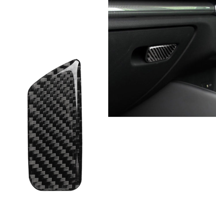 Adesivo decorativo per interruttore a mano per sedile passeggero in fibra di carbonio per auto per Audi A3 / 8V 2014-2019, guida a destra, Hand Box Switch, Right Drive