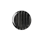 Adesivo decorativo per manopola di controllo centrale in fibra di carbonio per auto per Audi A3 / A4L 2014-2019, guida a destra e a sinistra universale, Central Control Knob