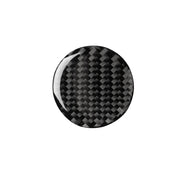 Adesivo decorativo per manopola di controllo centrale in fibra di carbonio per auto per Audi A3 / A4L 2014-2019, guida a destra e a sinistra universale, Central Control Knob
