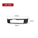 Adesivo decorativo per telaio del cambio in fibra di carbonio per auto per Audi A3 / 8V 2014-2019, guida a destra, Gear Shift Frame, Right Drive