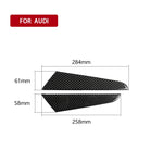 Adesivo decorativo per pannello laterale posizione cambio marcia in fibra di carbonio per auto per Audi A3 2014-2019, guida a destra, Gear Shift Position Side Panel, Right Drive