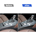 Adesivo decorativo per pannello laterale posizione cambio marcia in fibra di carbonio per auto per Audi A3 2014-2019, guida a destra, Gear Shift Position Side Panel, Right Drive