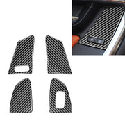 4 adesivi decorativi per pulsanti di sollevamento finestrini per auto in fibra di carbonio per Volvo V60 / XC60 2010-2017 / S60 2010-2018, guida a sinistra, Window Lifting Button, Left Drive C