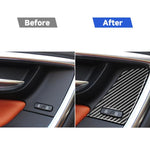 4 adesivi decorativi per pulsanti di sollevamento finestrini per auto in fibra di carbonio per Volvo V60 / XC60 2010-2017 / S60 2010-2018, guida a destra e a sinistra universale, Window Lifting Button B