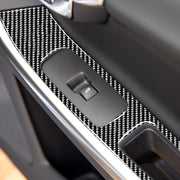 4 adesivi decorativi per pannelli di sollevamento finestrini per auto in fibra di carbonio per Volvo V60 2010-2017 / S60 2010-2018, guida a destra e a sinistra universale, Window Lifting Panel