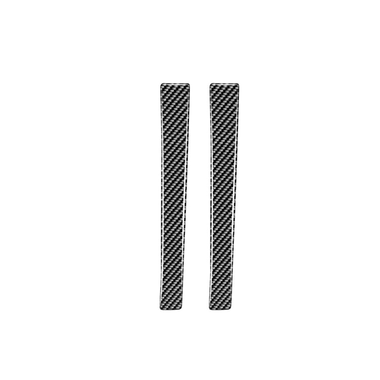Adesivi decorativi per portabicchieri per bracciolo in fibra di carbonio per auto per Volvo V60 2010-2017 / S60 2010-2018, guida a destra e a sinistra universale, Armrest Cup Holder
