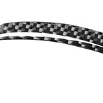 Adesivi decorativi per telaio di navigazione in fibra di carbonio per auto per Volvo V60 2010-2017 / S60 2010-2018, guida a sinistra, Navigation Frame, Left Drive