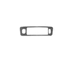 Adesivi decorativi per controllo centrale in fibra di carbonio per auto sotto la presa d'aria per Volvo V60 2010-2017 / S60 2010-2018, guida a destra, Central Control Below Air Outlet, Right Drive
