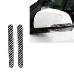 Striscia anti-collisione per specchietto retrovisore in fibra di carbonio per auto da 2 pezzi per Chevrolet Cruze 2009-2015, guida a destra e a sinistra universale, Rearview Mirror Anti-collision Strip