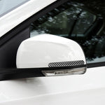 Striscia anti-collisione per specchietto retrovisore in fibra di carbonio per auto da 2 pezzi per Chevrolet Cruze 2009-2015, guida a destra e a sinistra universale, Rearview Mirror Anti-collision Strip