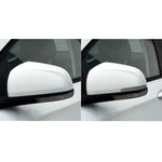 Striscia anti-collisione per specchietto retrovisore in fibra di carbonio per auto da 2 pezzi per Chevrolet Cruze 2009-2015, guida a destra e a sinistra universale, Rearview Mirror Anti-collision Strip