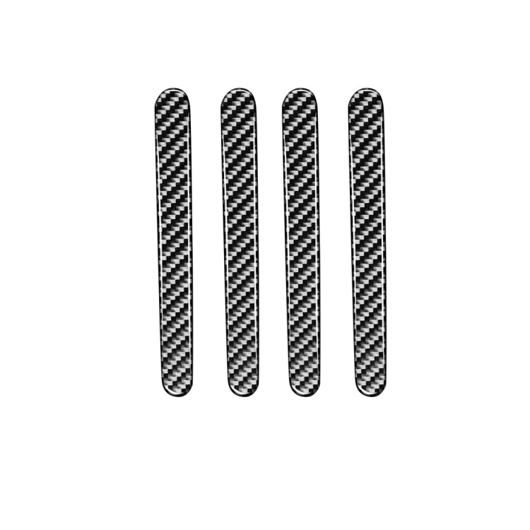 4 pezzi adesivi decorativi per maniglia esterna per porta in fibra di carbonio per auto per Chevrolet Cruze 2009-2015, guida a destra e a sinistra universale, Outside Handle
