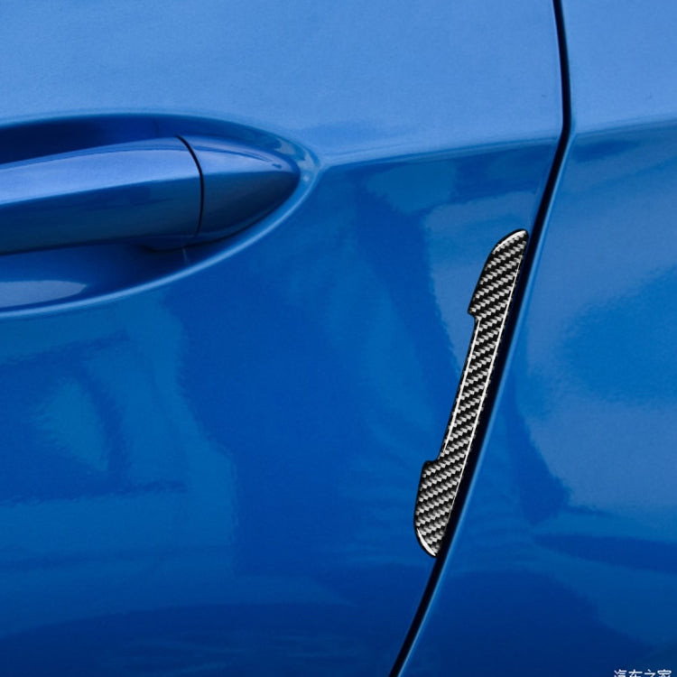 Striscia paraurti anti-collisione laterale in fibra di carbonio per auto da 4 pezzi per Chevrolet Cruze 2009-2015, guida a destra e a sinistra universale, Side Anti-collision Strip