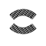 Adesivo decorativo per pulsante CD in fibra di carbonio per auto per Chevrolet Cruze 2009-2015, guida a destra e a sinistra universale, CD Button