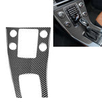 Adesivi decorativi per pannello di controllo centrale in fibra di carbonio per auto per Volvo V60 2010-2017 / S60 2010-2018, guida a sinistra, Central Control Panel, Left Drive
